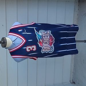 STEVE FRANCIS Houston Rockets NBA Swingman Nike Navy Striped XL Mens Jersey RARE